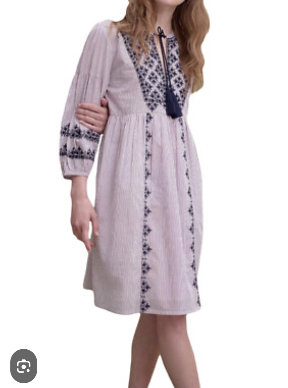 Roller Rabbit Tassel Embroidered Dress